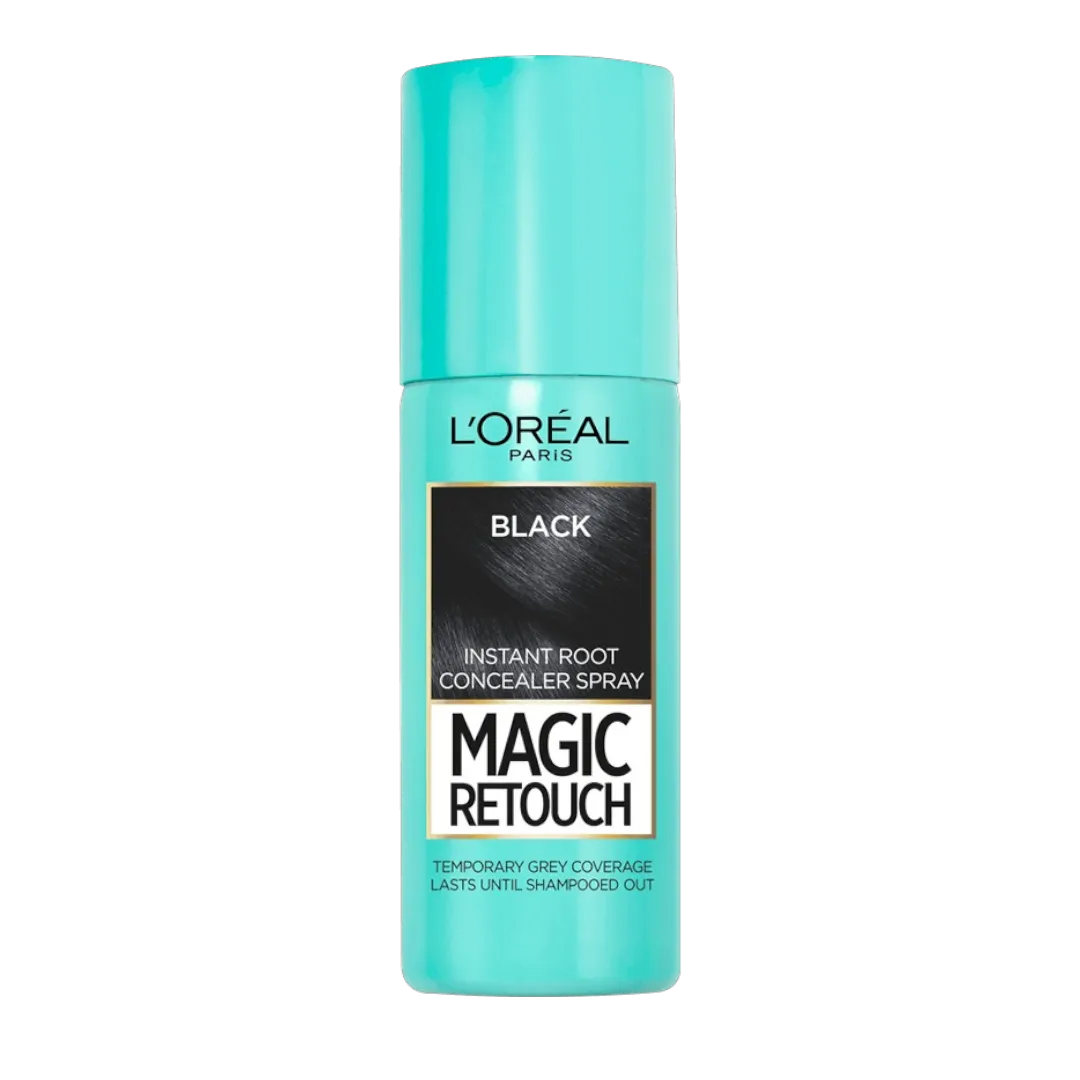 L'Oréal Paris Magic Retouch Hair Roots Concealer Spray- Black