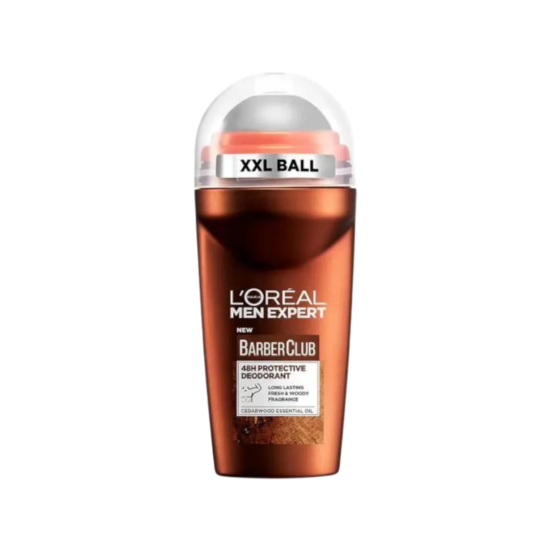 L'Oréal Paris Men Expert Barber Club 48h Protective Deodorant Roll On - 50ml