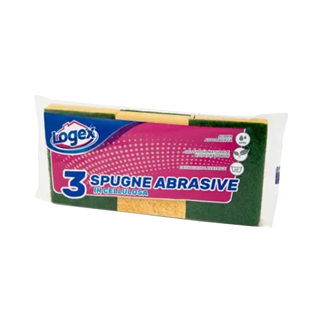 Logex Sanding Kitchen Sponge Classic - 3Pcs