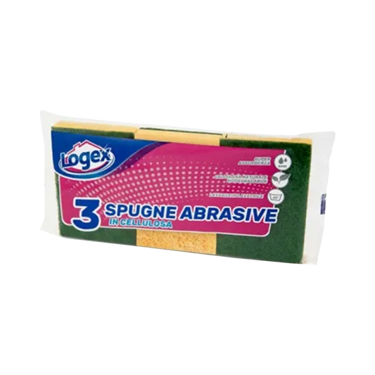 Logex Sanding Kitchen Sponge Classic - 3Pcs