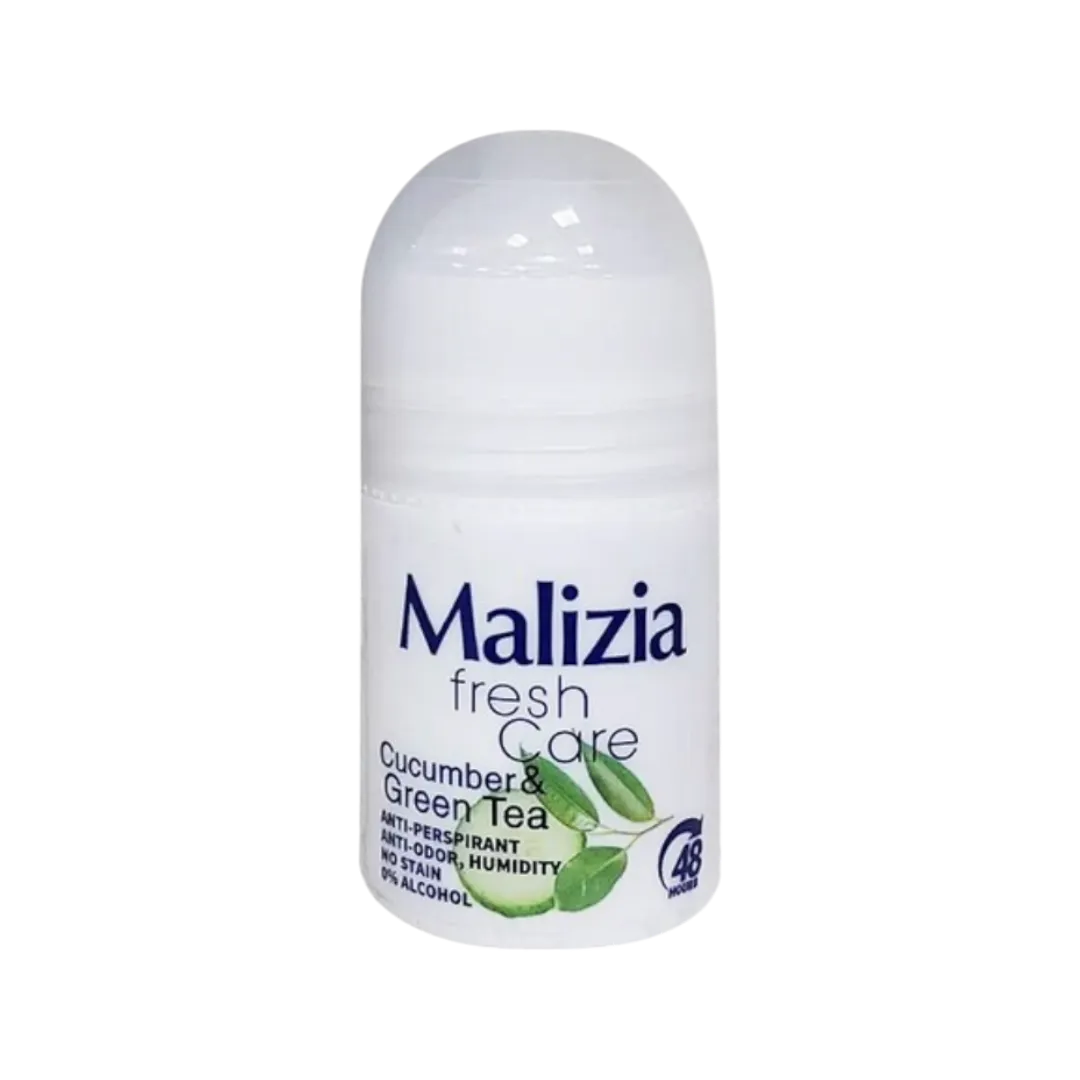 Malizia Fresh Care Roll On Deodorant Cucumber & Green Tea For Women - 50ml