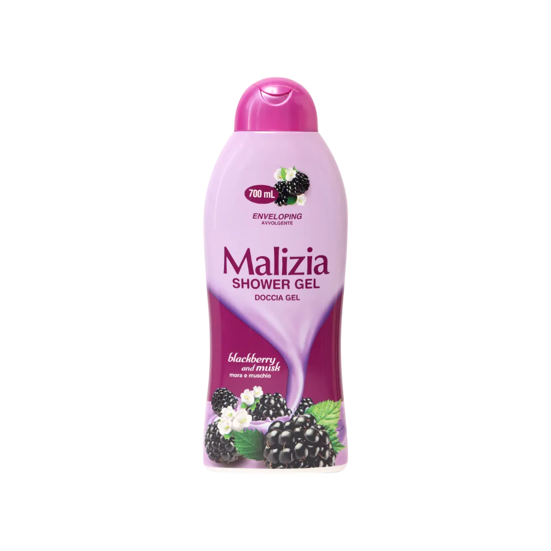 Malizia Shower Gel Blackberry And Musk - 700ml