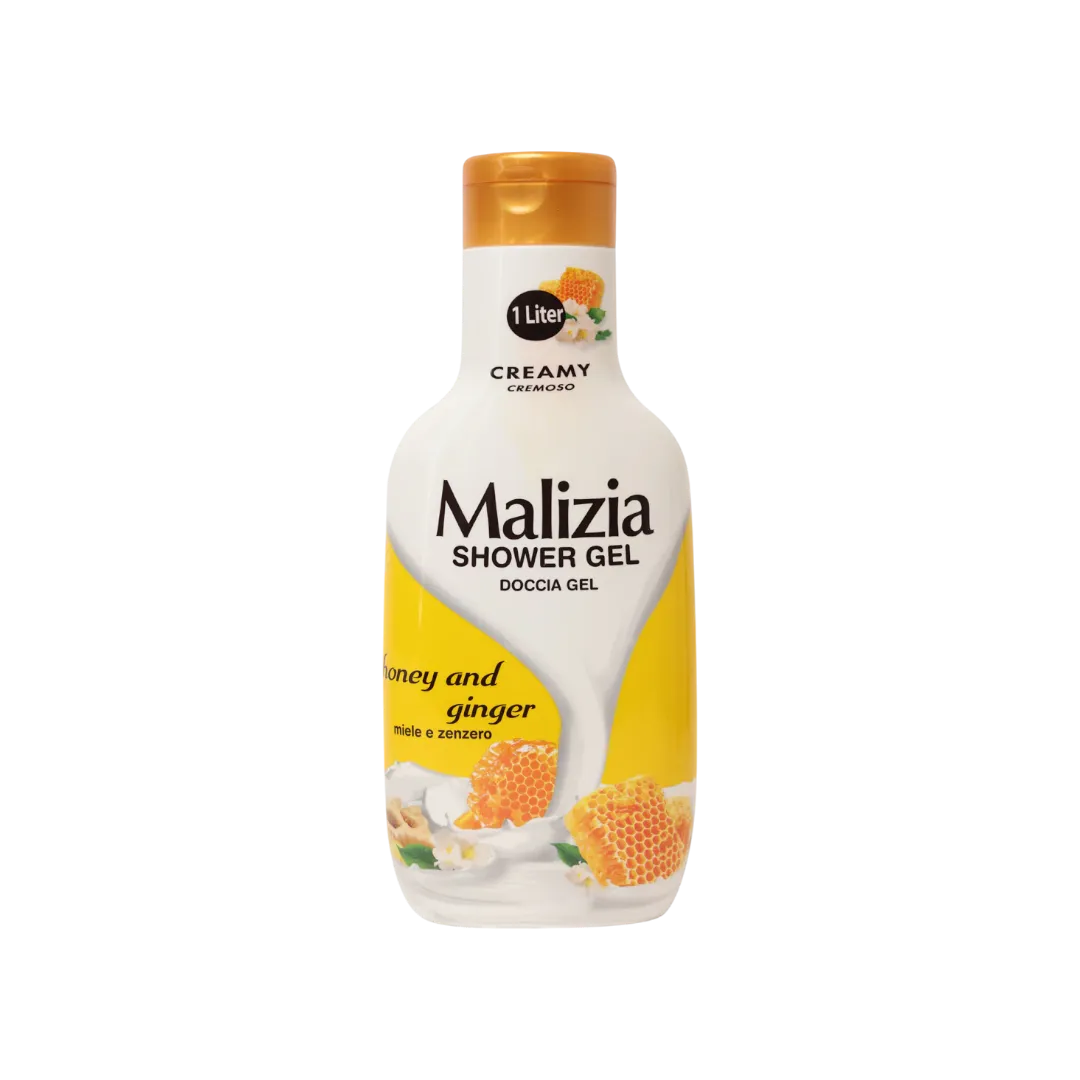 Malizia Shower Gel Honey & Ginger - 1000ml