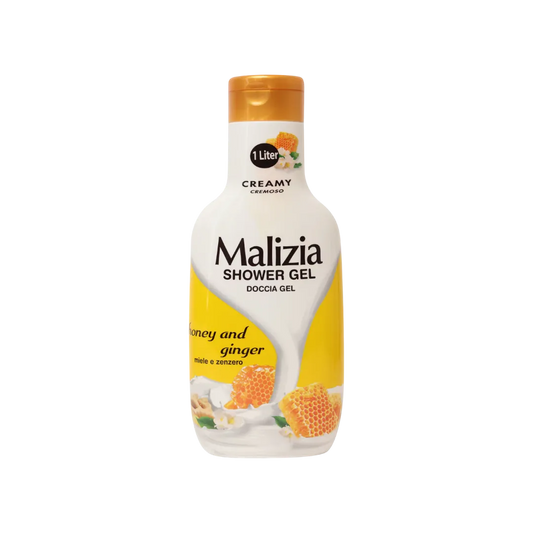 Malizia Shower Gel Honey & Ginger - 1000ml