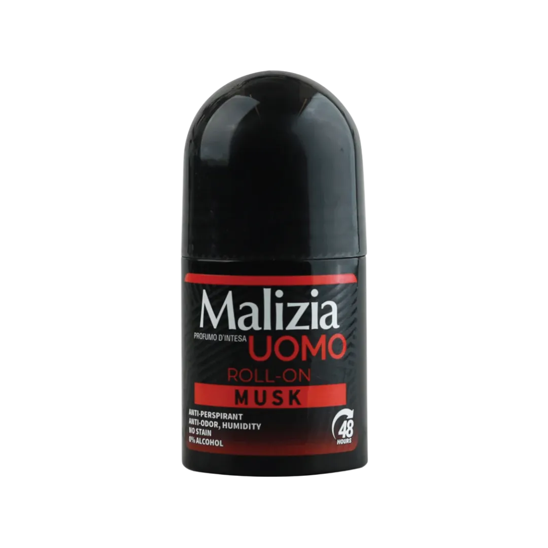 Malizia Uomo Roll On Deodorant Musk For Men - 150ml