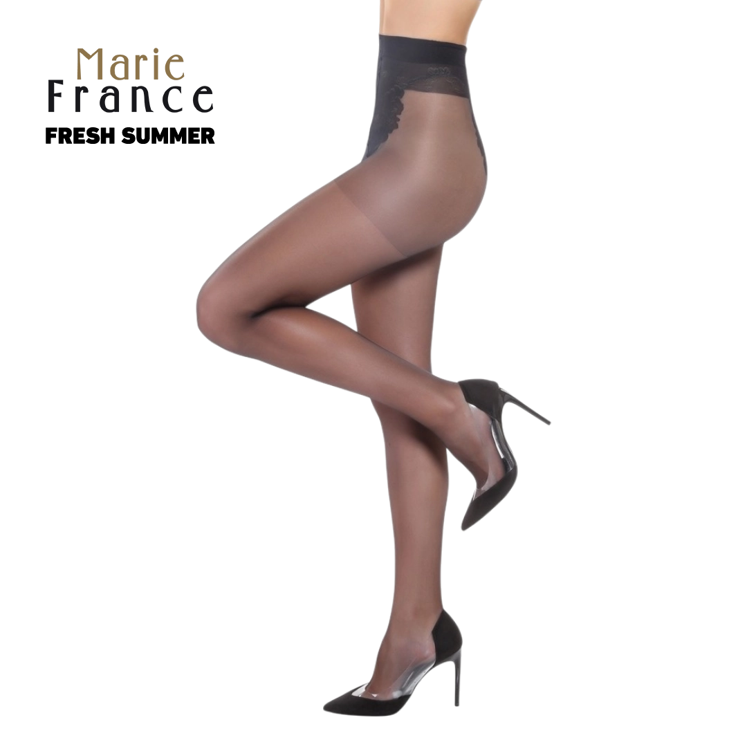 Marie France Basic Tights - Fresh Summer 10 Black