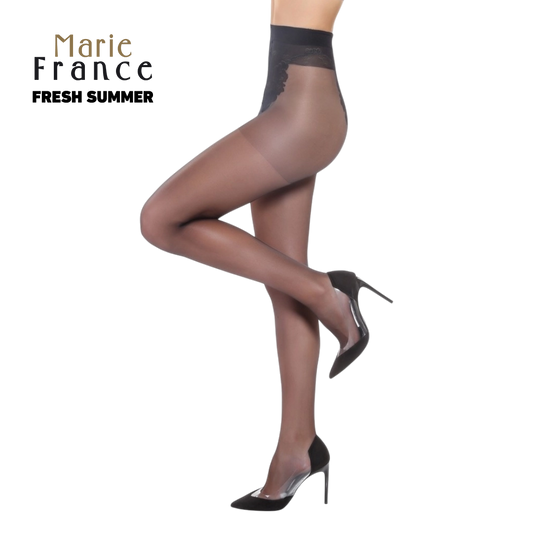 Marie France Basic Tights - Fresh Summer 10 Black