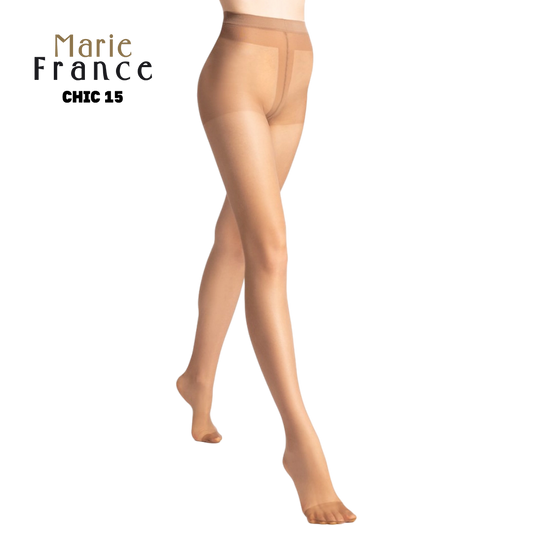 Marie France Tights - Chic 15 Bronze