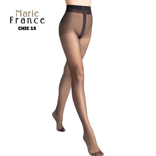 Marie France Tights - Chic 15 Black