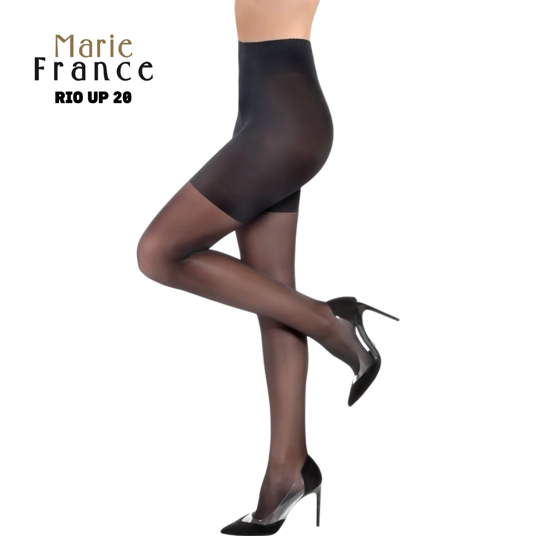 Marie France Tights - Rio Up 20 Black