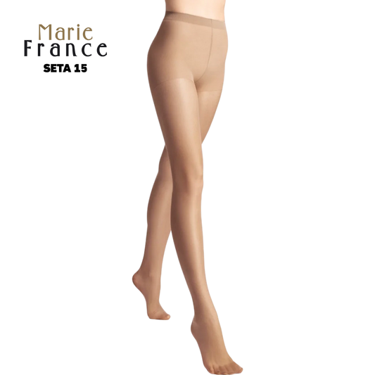 Marie France Tights - Seta 15 Bronze