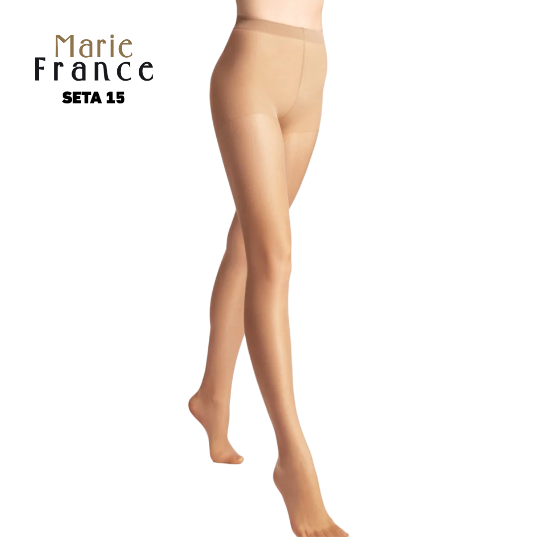 Marie France Tights - Seta 15 Miel