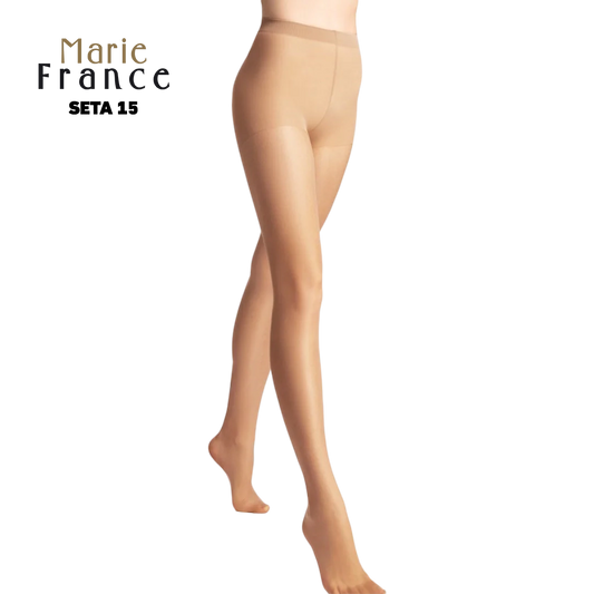 Marie France Tights - Seta 15 Miel