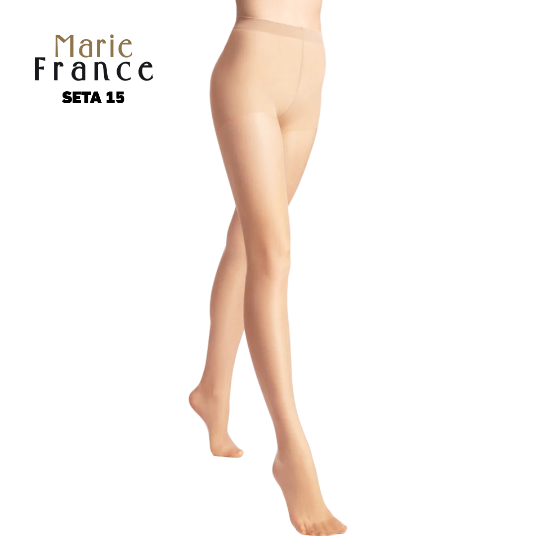 Marie France Tights - Seta 15 Sable
