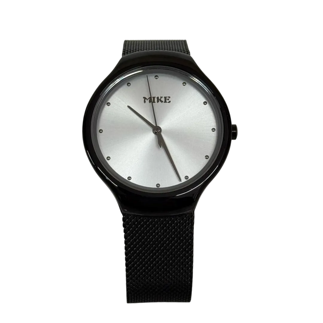 Mike Stunning Watch For Men - Silver And Black