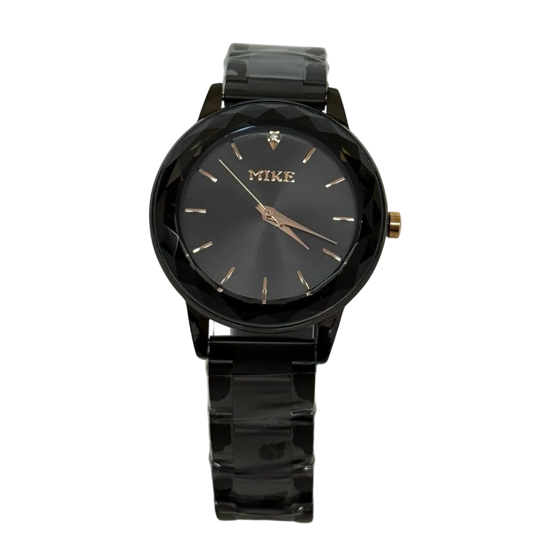 Mike Elegant Black Classy Watch For Men