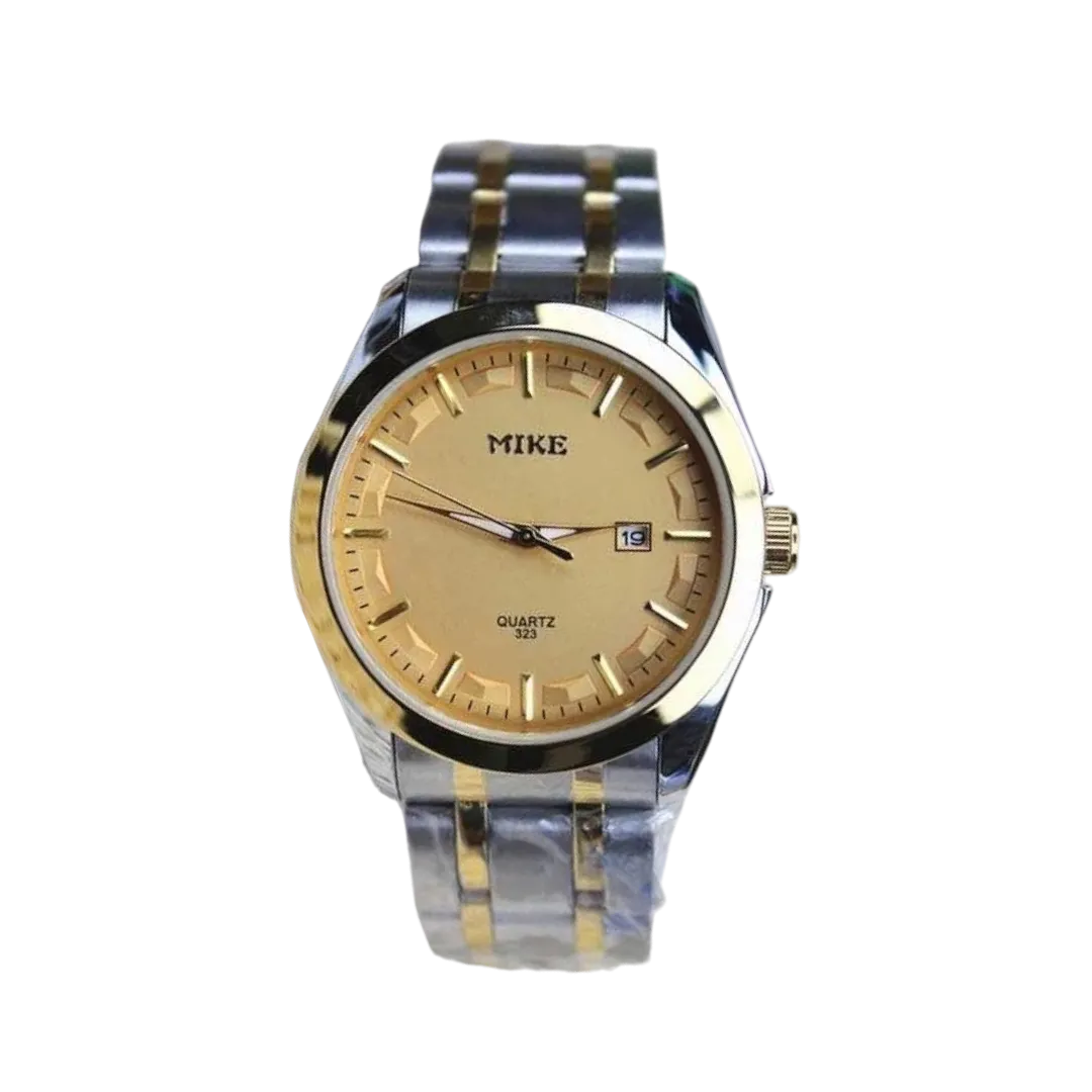 Mike Watch For Men - Silver And Gold
