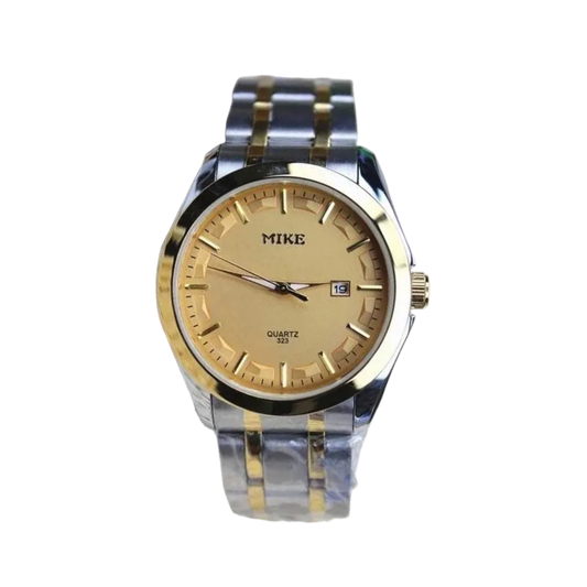 Mike Watch For Men - Silver And Gold