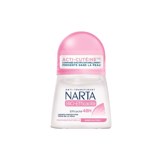 Narta Bio-Efficiency 48h Antiperspirant Roll On Deodorant For Women - 50ml