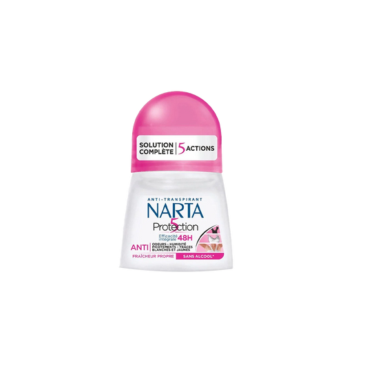 Narta Protection 5 Skin & Clothing Roll On Deodorant For Women - 50ml