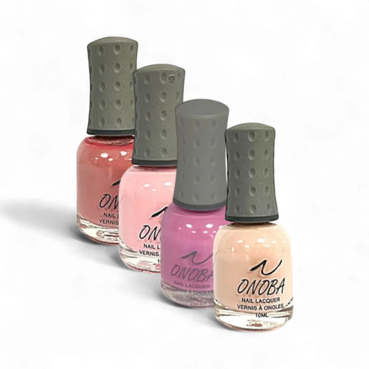 Onoba Nail Polish Pink Collection - 4 Colors