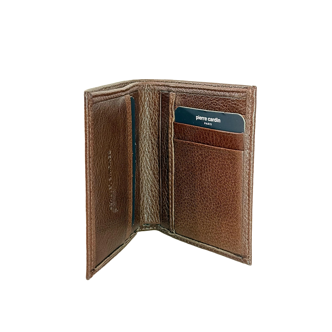 Pierre Cardin Wallet For Men - Dark Brown