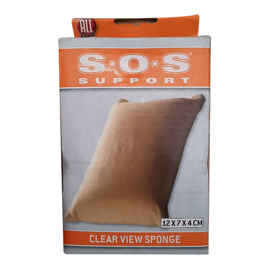 SOS Clear View Sponge - 12x7x4cm