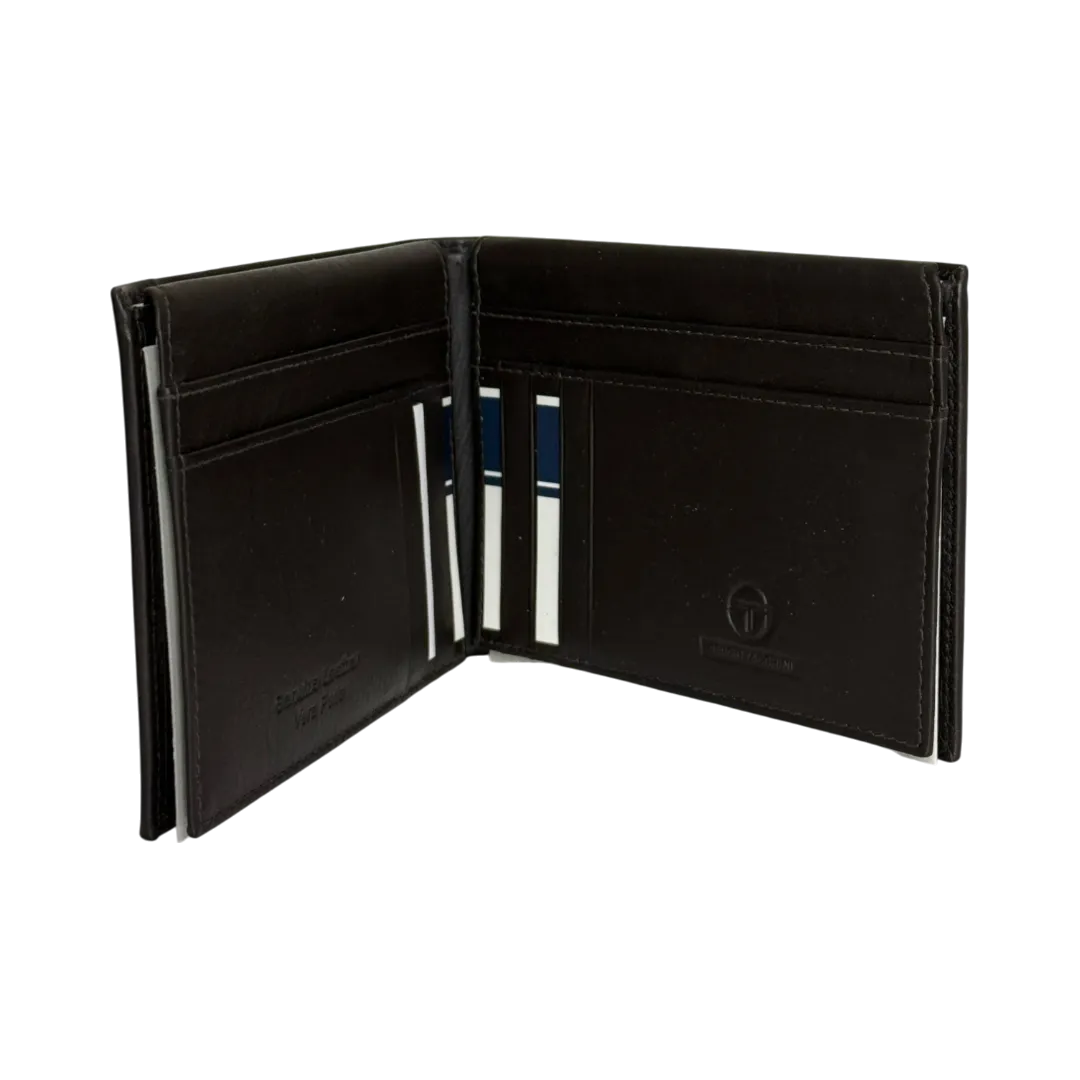 Sergio Tacchini Wallet For Men - Leather Black