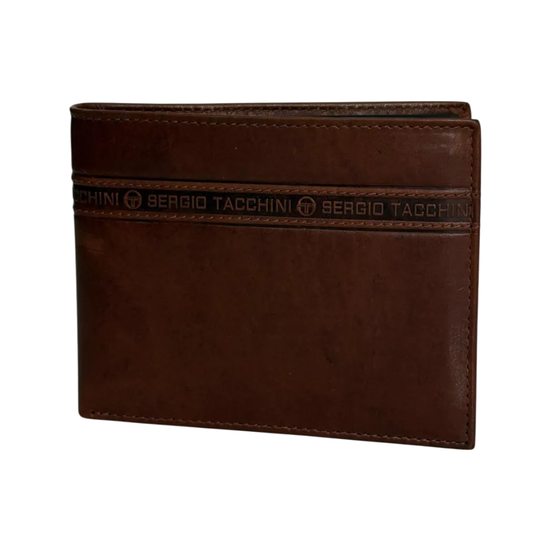 Sergio Tacchini Wallet For Men - Leather Camel