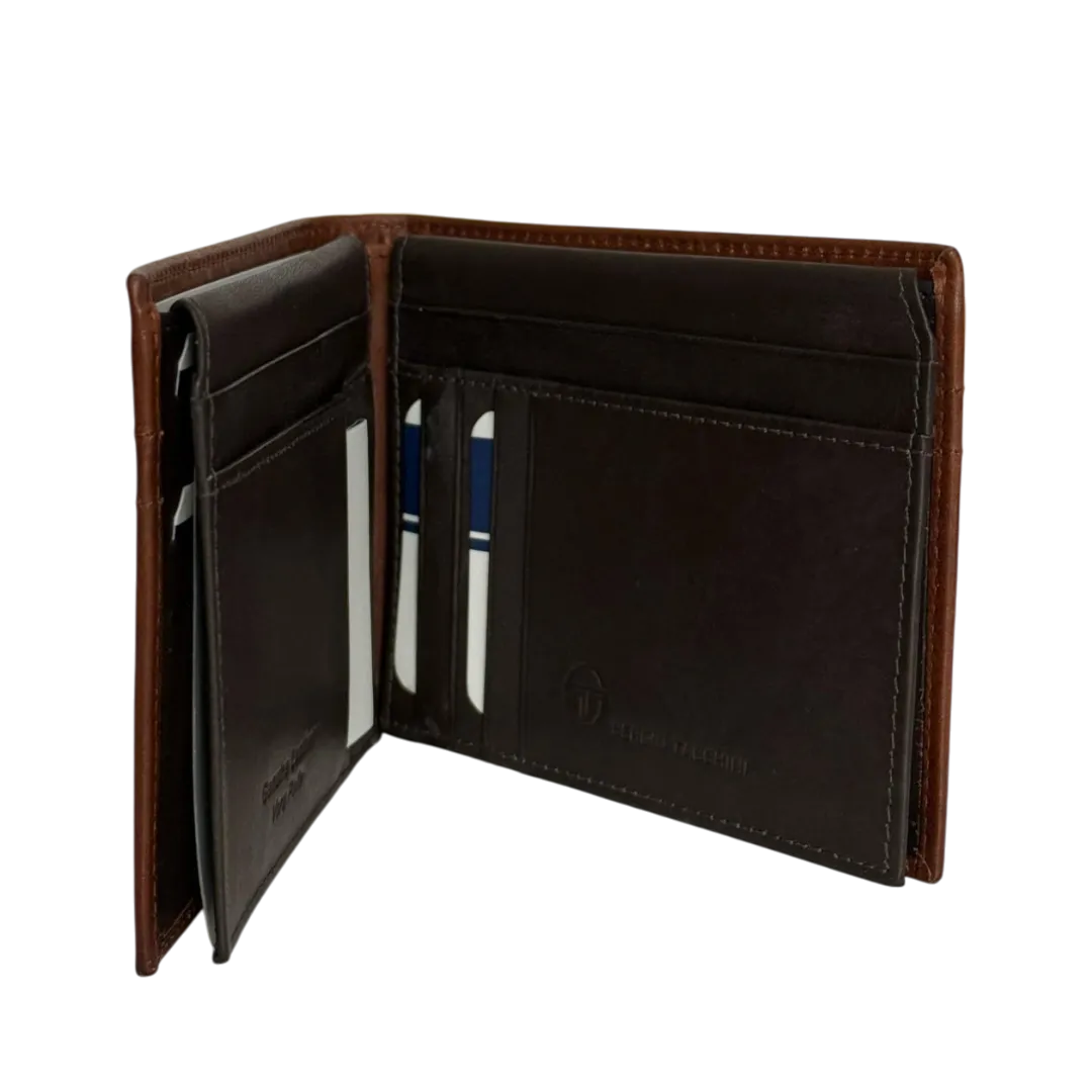 Sergio Tacchini Wallet For Men - Leather Camel