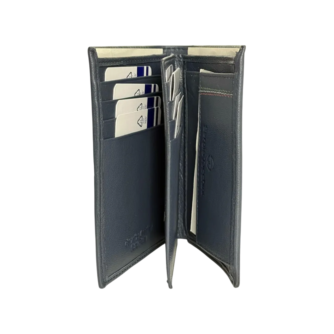 Sergio Tacchini Wallet For Men - Leather Navy