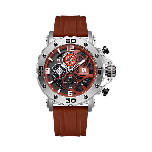 T5 Chronograph Watch For Men - Brown