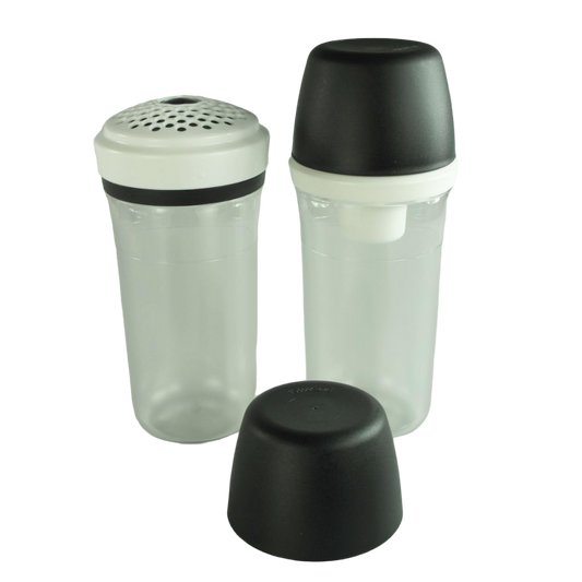 Tupperware Large Spreader For Parmesan Or Sugar - Black