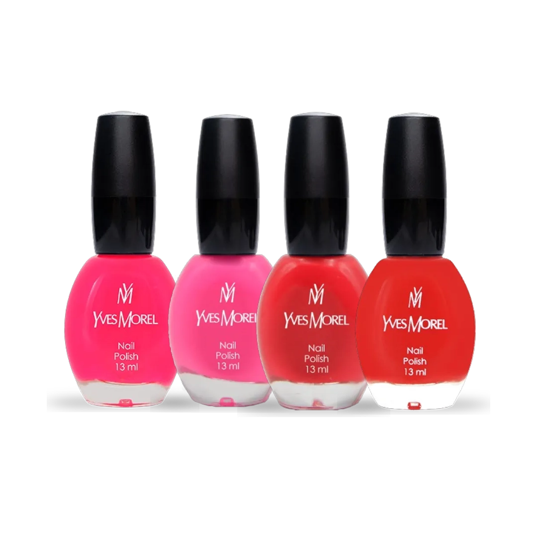Yves Morel Neon Fluo Nail Polish Colors - 13ml