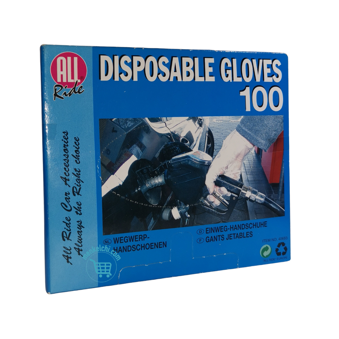 All Ride Europe High Quality Disposable Gloves - 100 Pcs
