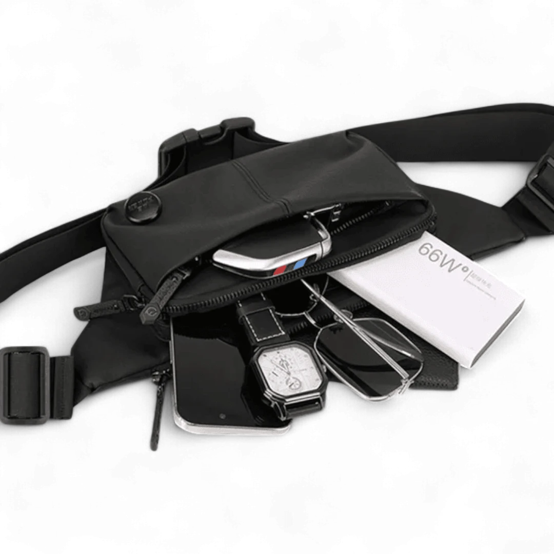 Leather Sling Men’s Waist Bag