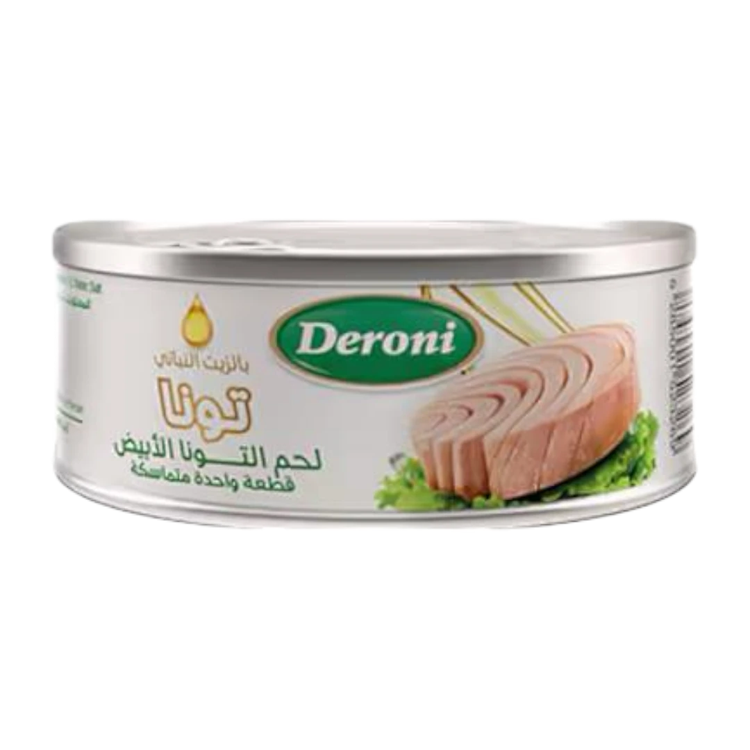 Deroni White Tuna in Oil - 185g