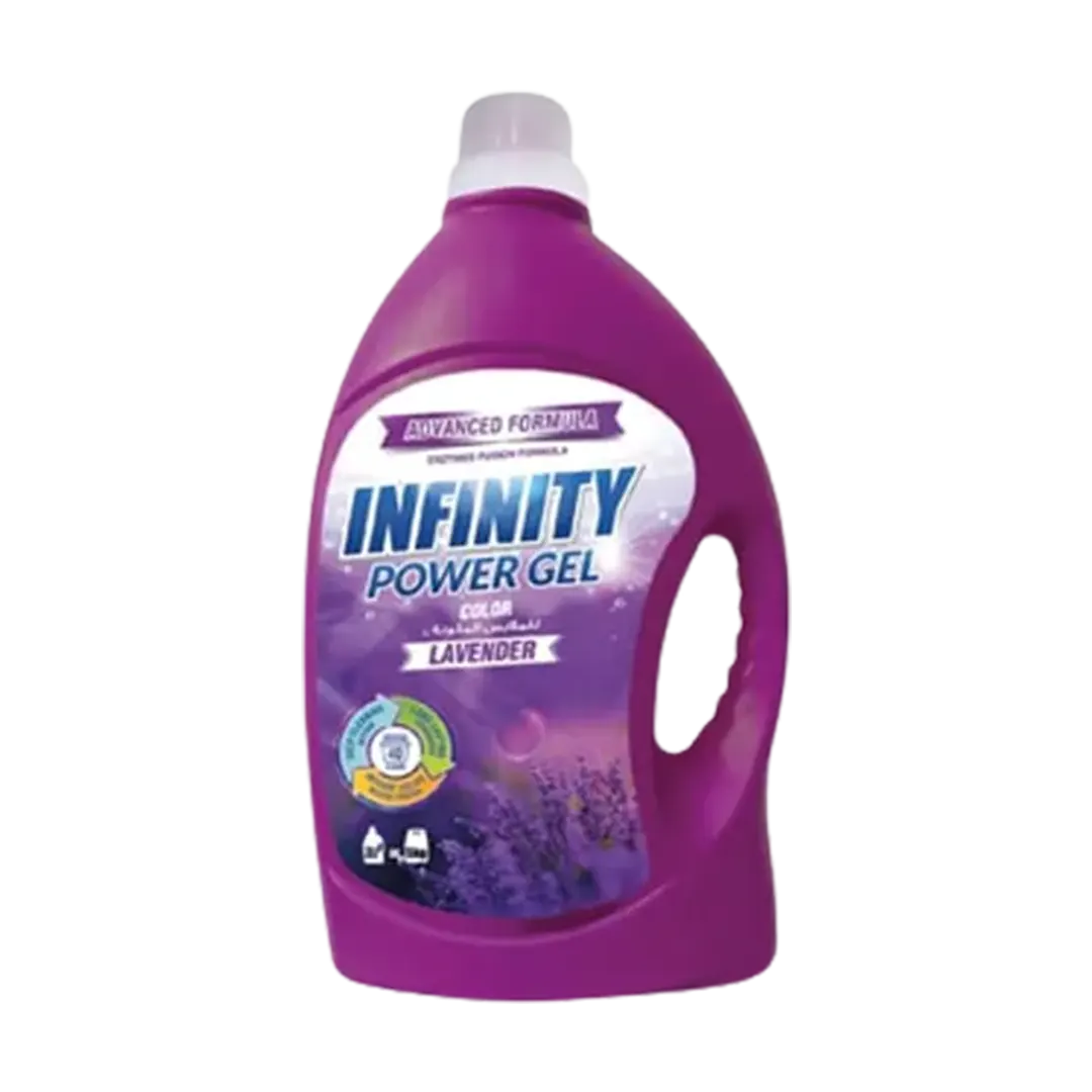 Infinity Power Gel Lavender Laundry Detergent For Colored Clothes - 3000ml