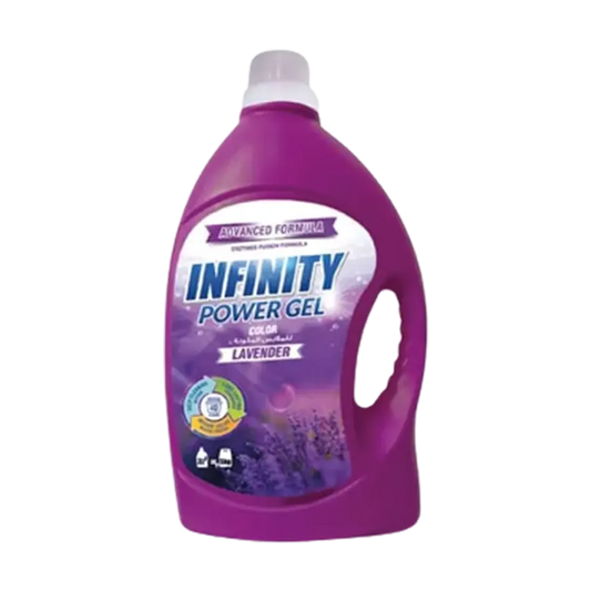 Infinity Power Gel Lavender Laundry Detergent For Colored Clothes - 3000ml