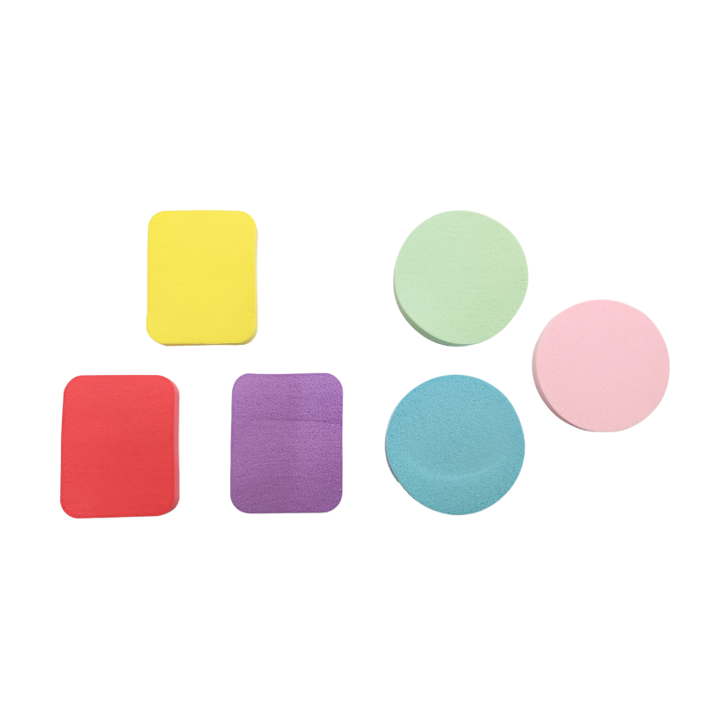 Multicolor Make Up Sponges - 6 Pcs