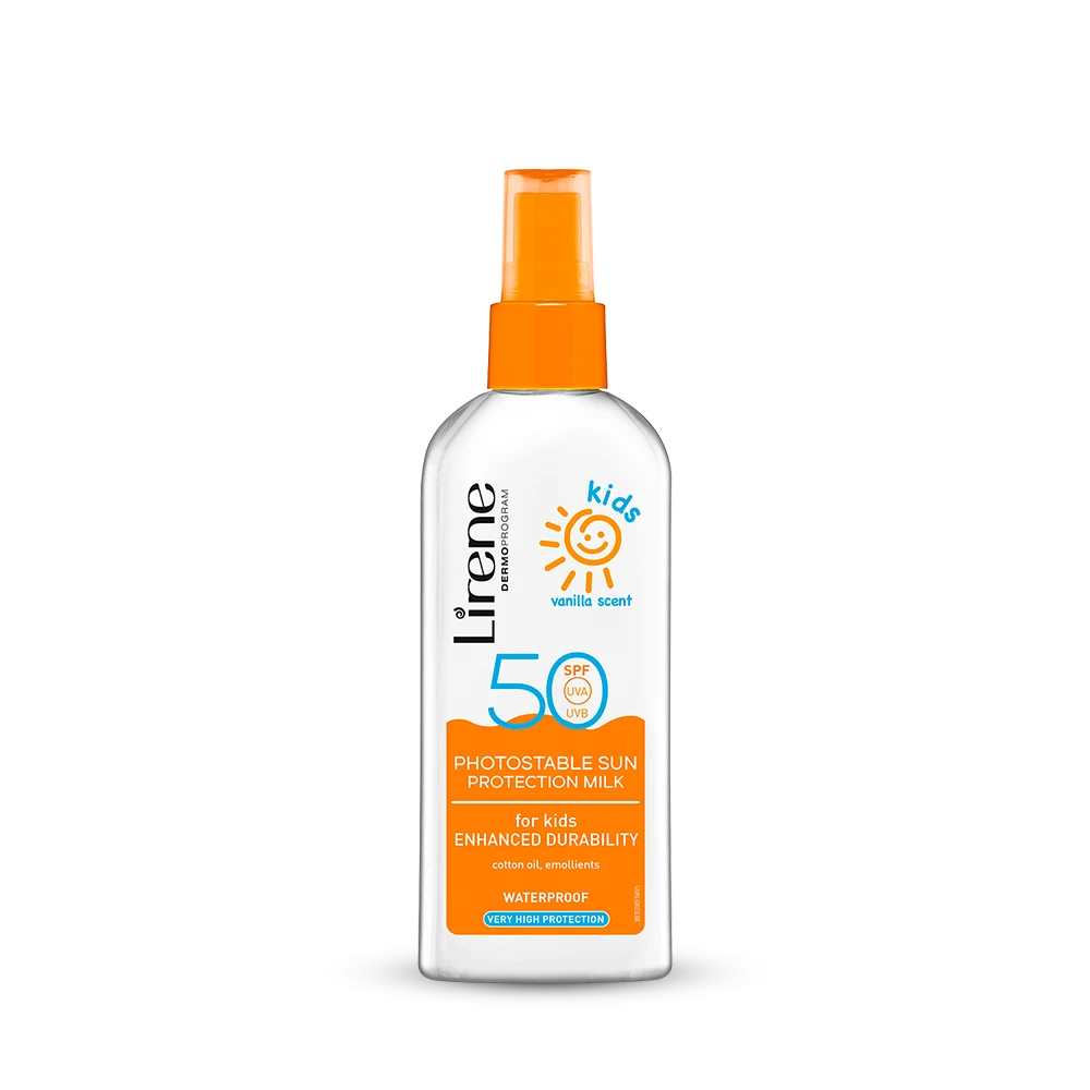 Lirene Sun Kids Photostable Sun Protection Milk For Kids With Vanilla Scent SPF50 - 150 ml