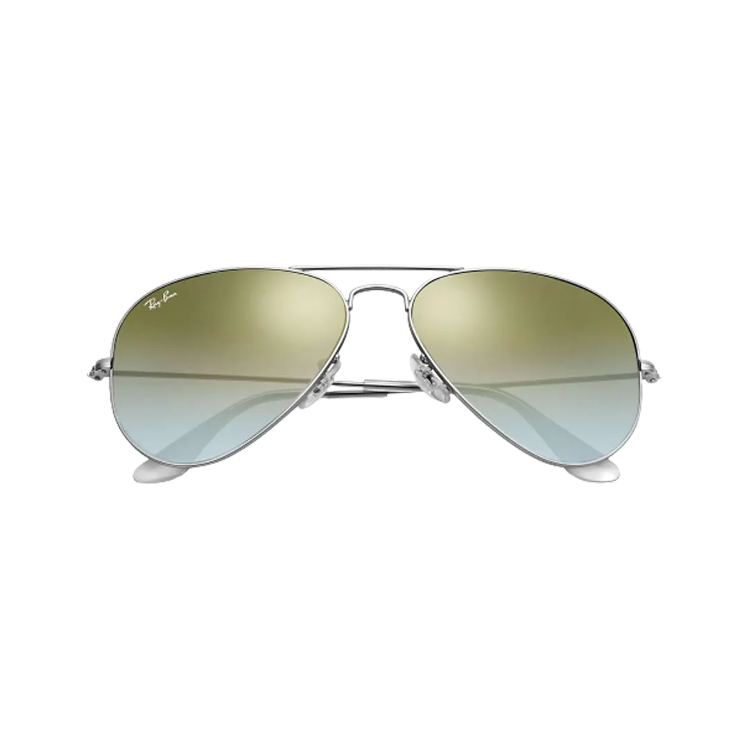 Ray-Ban Aviator RB3025 019/9j 58mm - Silver Green Gradient