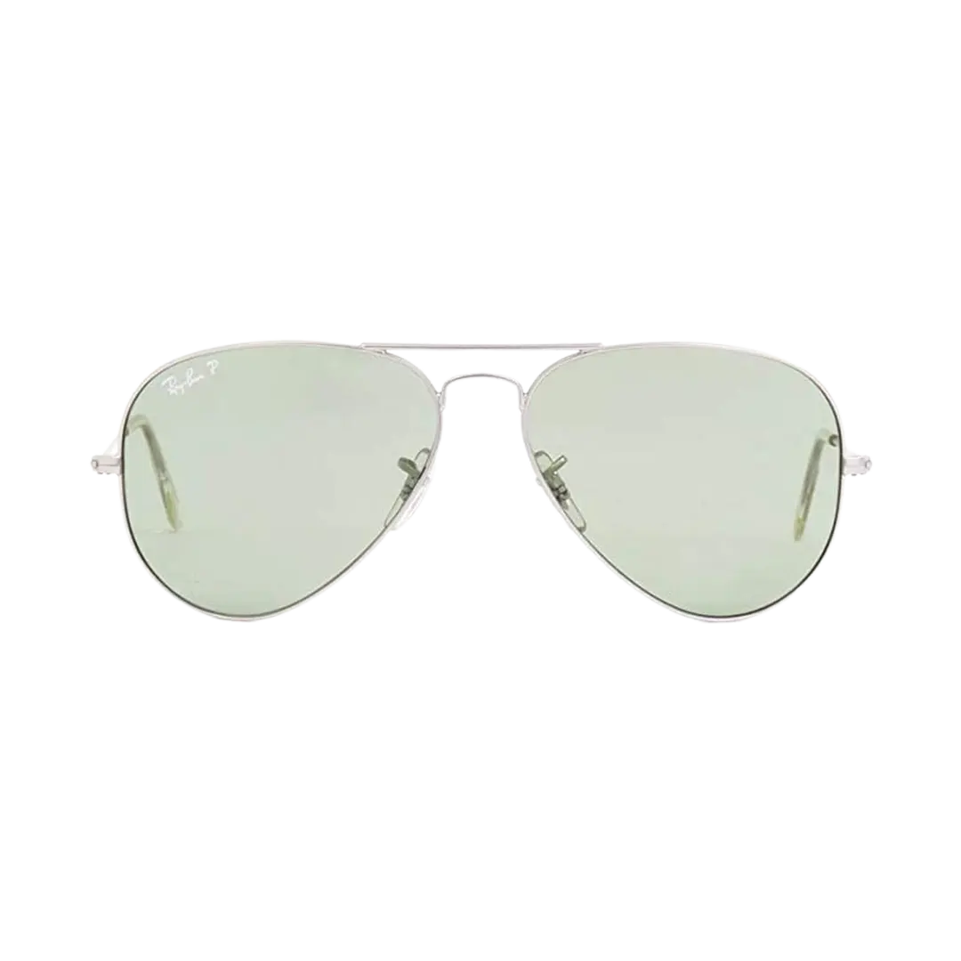 Ray-Ban Aviator RB3025 019/05 58mm Polarized - Silver