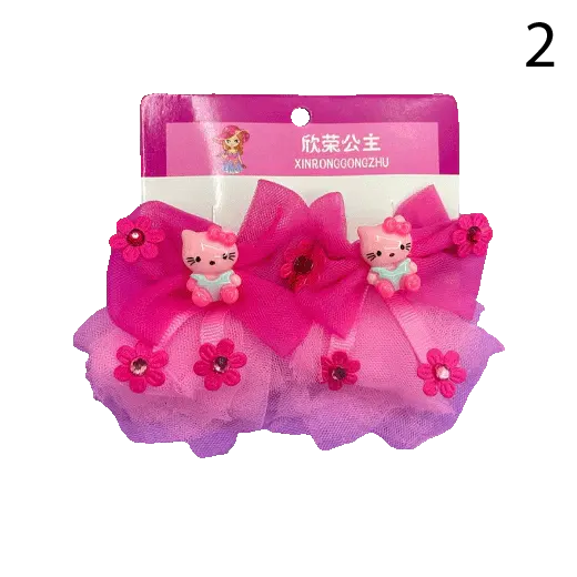 Hello Kitty One Pair Hair Clips For Kids