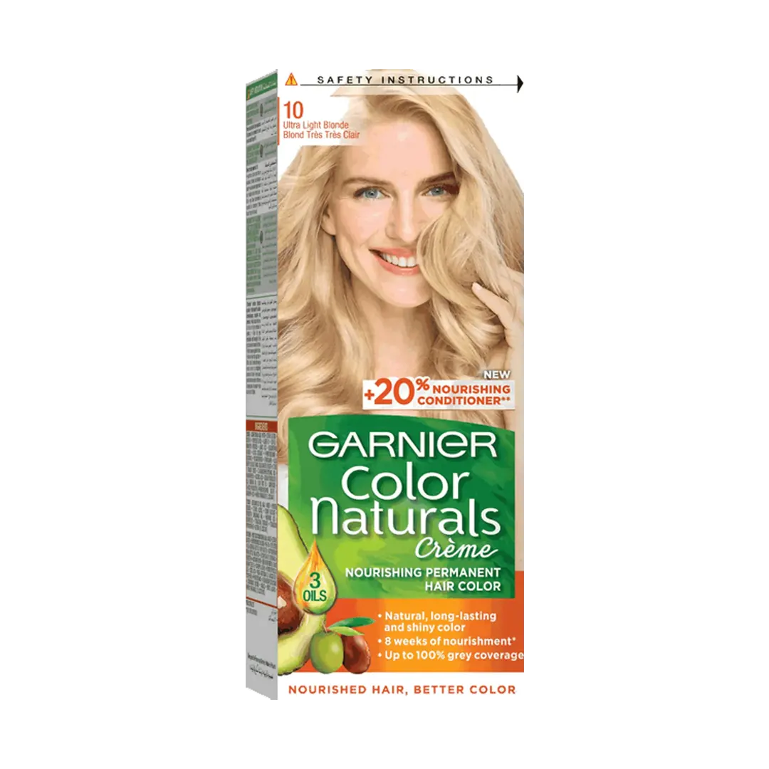 Garnier Hair Color Naturals Creme - 10 Ultra Light Blonde