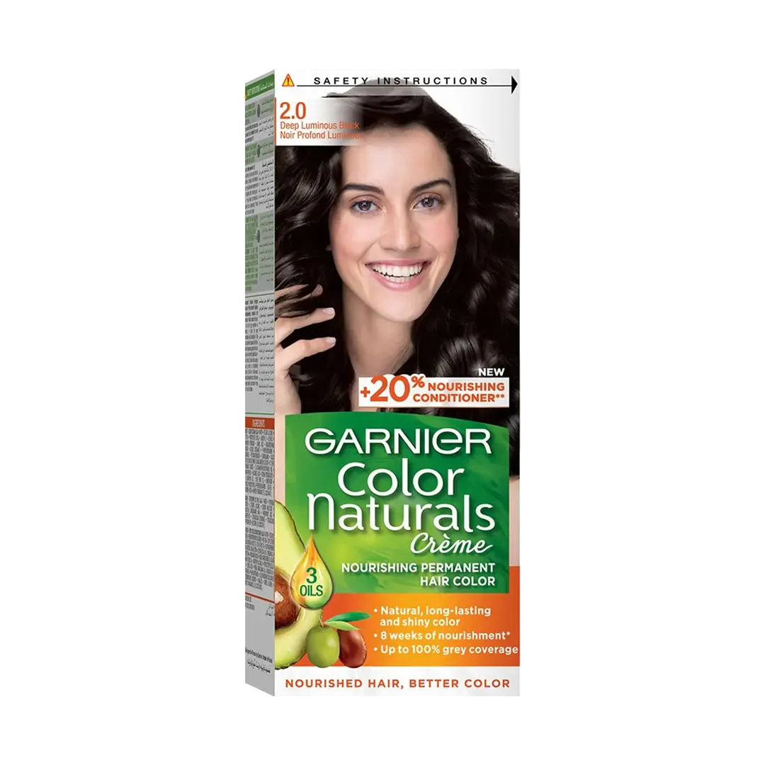 Garnier Hair Color Naturals Creme - 2 Deep Luminous Black
