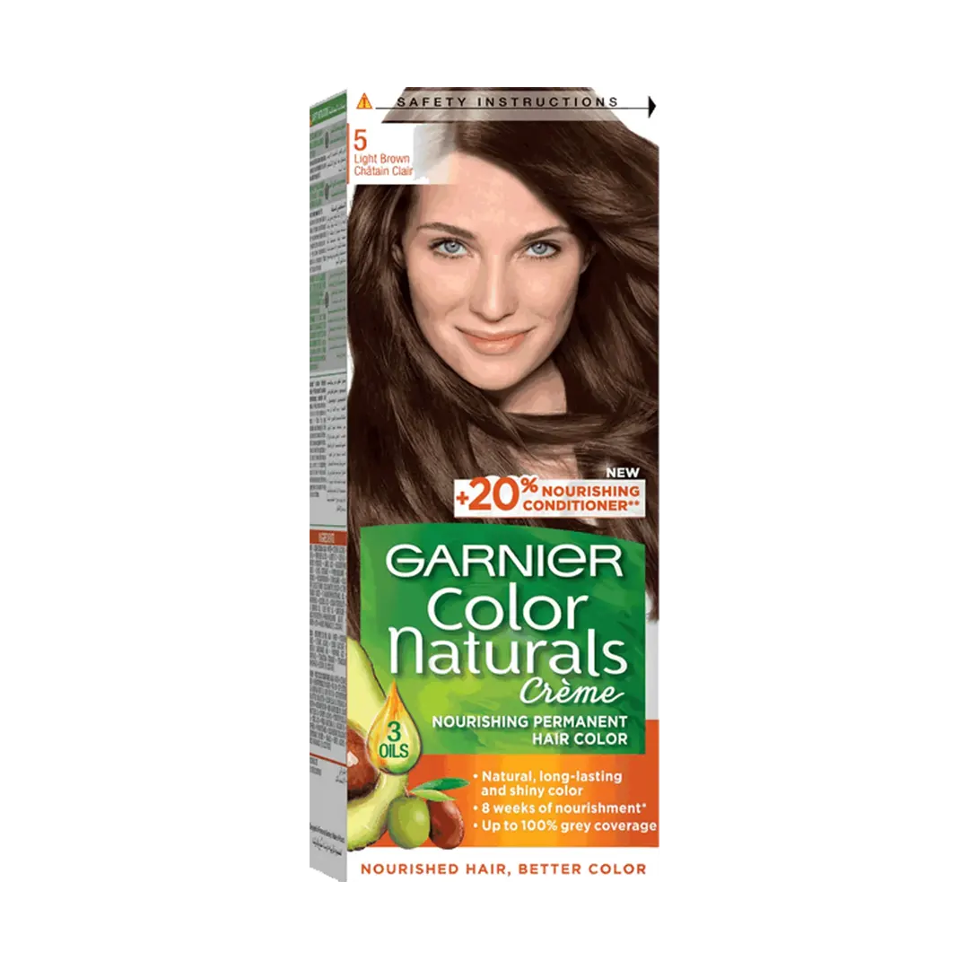 Garnier Hair Color Naturals Creme - 5 Light Brown