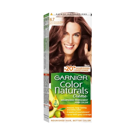 Garnier Hair Color Naturals Creme - 6.7 Pure Chocolate Brown