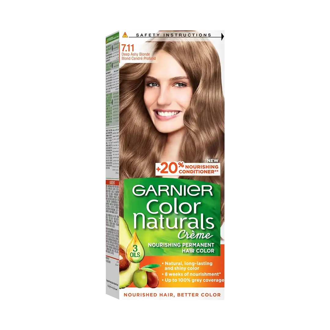 Garnier Hair Color Naturals Creme - 7.11 Deep Ashy Blonde