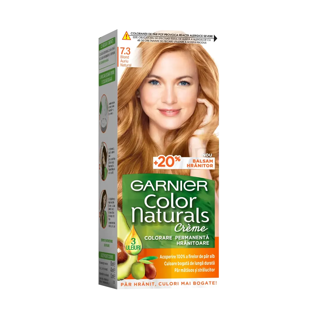 Garnier Hair Color Naturals Creme - 7.3 Hazel Blonde